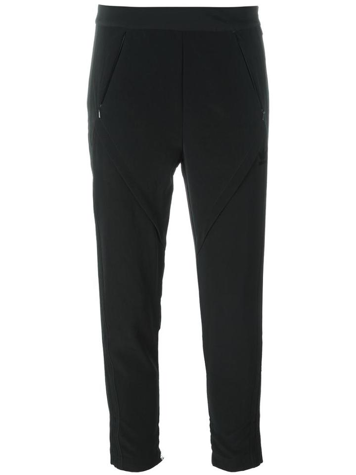 Adidas Originals Cropped Tracksuit Pants, Women's, Size: 44, Black, Polyester
