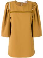 See By Chloé Puff-sleeve Blouse - Yellow & Orange