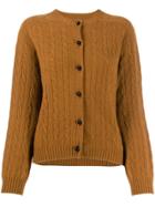Erdem Cable-knit Cardigan - Brown