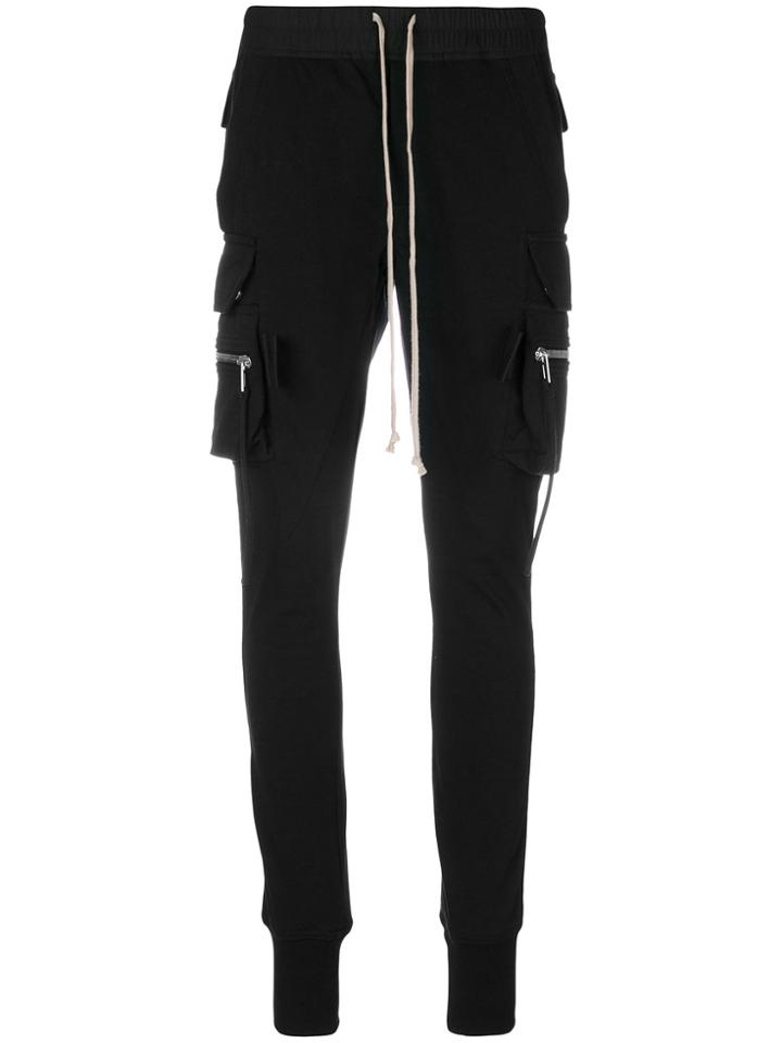 Rick Owens Cargo Jogging Trousers - Black