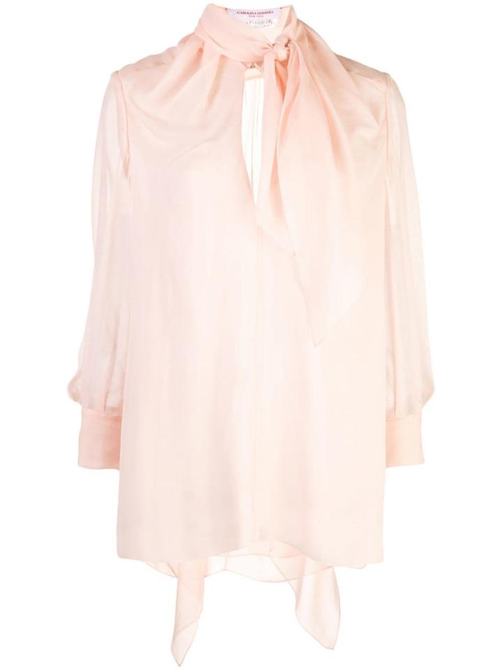 Carolina Herrera Pussy Bow Blouse - Pink