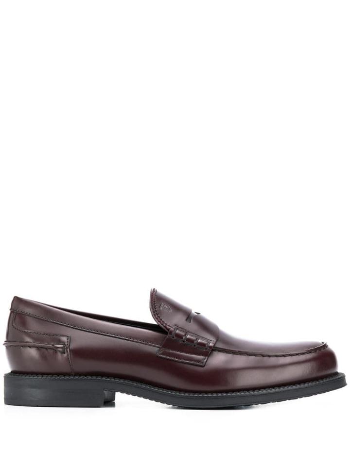 Tod's Classic Leather Loafers - Brown