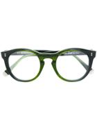 Retrosuperfuture Round Frame Glasses - Green