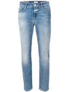 Closed Frayed Cotton Jeans - Blue