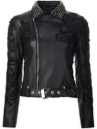 Philipp Plein Embellished Biker Jacket