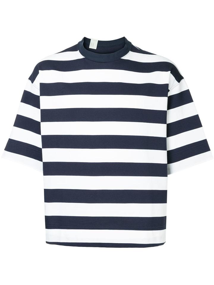 N. Hoolywood Striped Knitted T-shirt - Blue