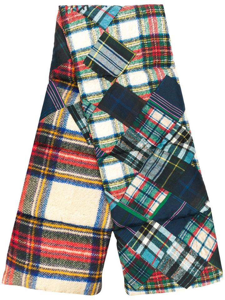 Pierre-louis Mascia Plaid Padded Scarf - Green