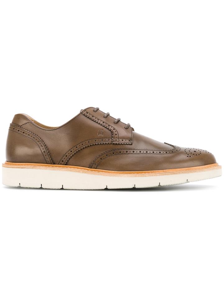 Hogan Sporty Brogues - Brown