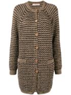 Twin-set Knitted Cardi-coat - Brown