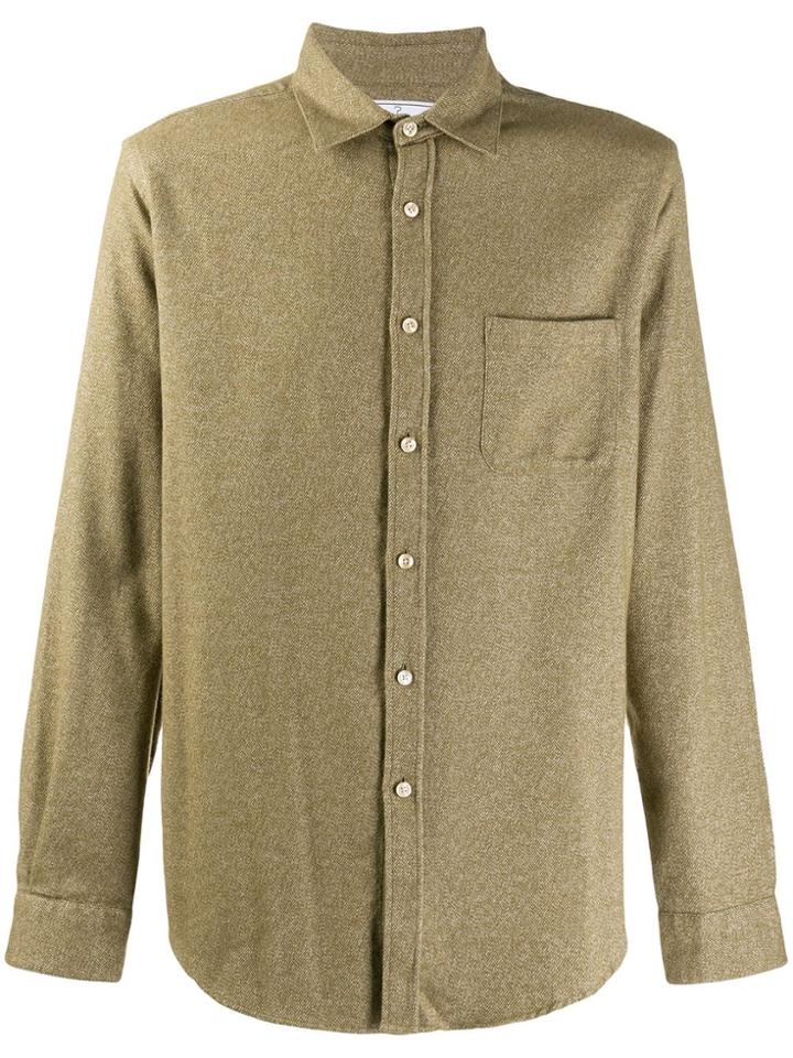 Portuguese Flannel Bush Shirt - Green