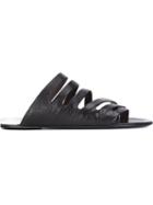 Marsèll Strappy Sandals, Women's, Size: 36, Black, Buffalo Leather/leather