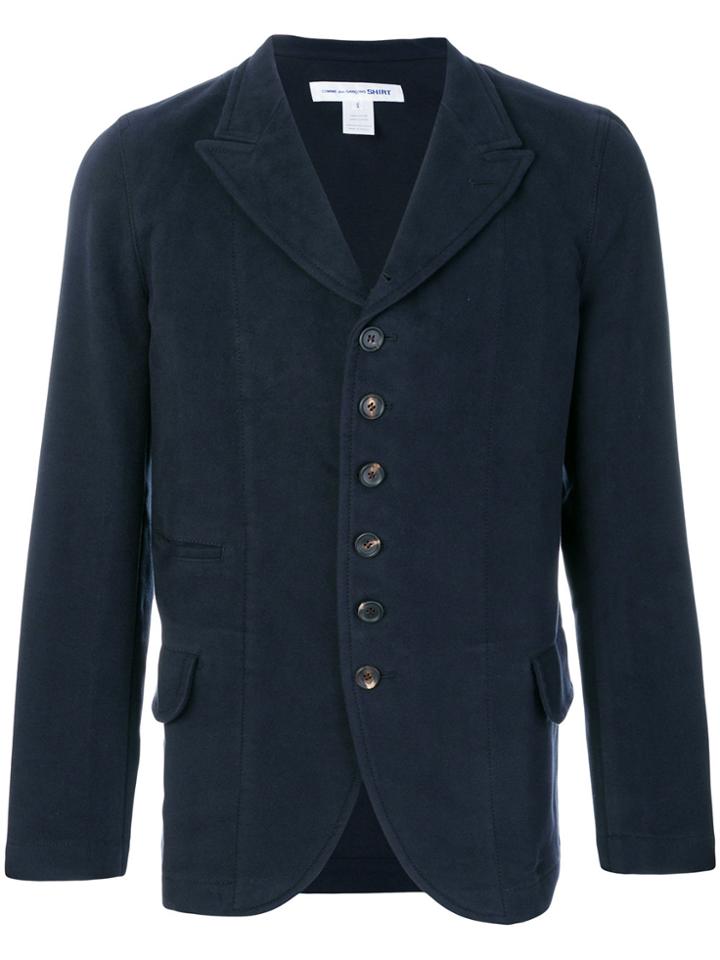 Comme Des Garçons Shirt Blazer-style Jacket - Blue