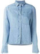 J Brand - Denim Shirt - Women - Cotton/linen/flax - Xs, Blue, Cotton/linen/flax