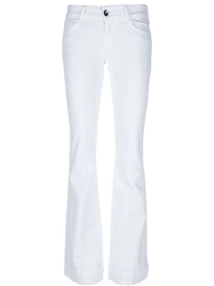 J Brand Flared Jeans - White