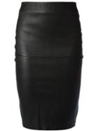 By Malene Birger Pencil Skirt, Women's, Size: 36, Black, Leather