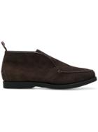 Kiton Mid Top Loafers - Brown