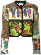 Versace Vintage Asian Printed Jacket - Multicolour