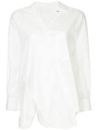 Enföld Patch Pocket Asymmetric Shirt - White