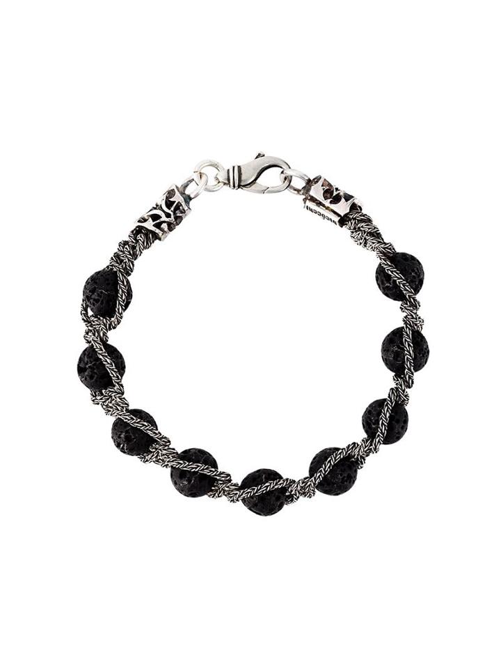 Emanuele Bicocchi Lava Stone Bracelet