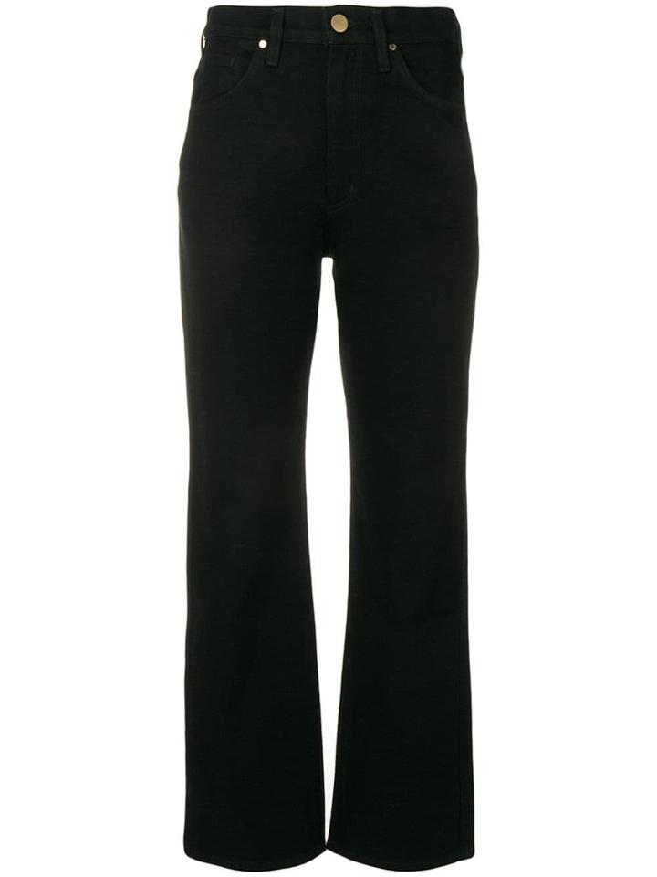 Goldsign Mid Rise Straight Trousers - Black
