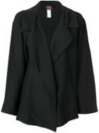 Kenzo Vintage Wide Lapels Loose Jacket - Black