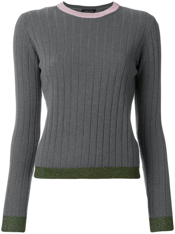 Roberto Collina Crew Neck Sweater - Grey