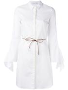 Fabiana Filippi - Long Shirt - Women - Cotton/polyamide/spandex/elastane - 44, Women's, White, Cotton/polyamide/spandex/elastane