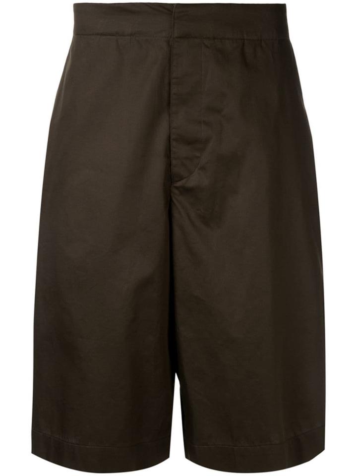 Oamc High Waist Shorts - Green