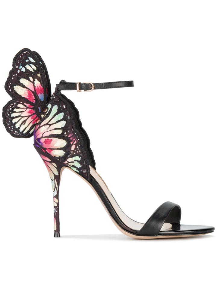 Sophia Webster Black Chiara Butterfly 115 Sandals