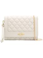 Love Moschino Quilted Crossbody - Neutrals