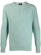 Howlin' Shetland Jumper - Green