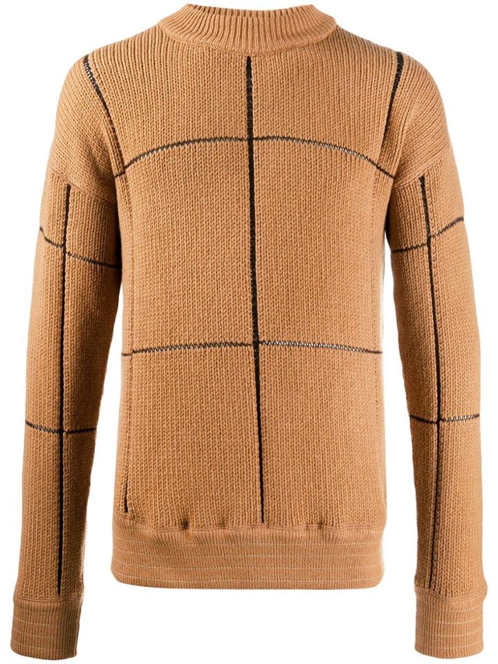 Ermenegildo Zegna Ribbed Knit Jumper - Neutrals