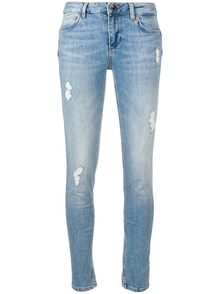 Liu Jo Ripped Skinny Jeans - Blue