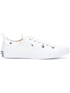 Mcq Alexander Mcqueen Swallow Print Low-top Sneakers - White