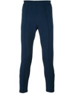 Versace Tapered Sports Trousers, Men's, Size: Xl, Blue, Viscose/nylon/spandex/elastane/cotton