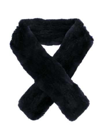Yves Salomon Enfant Rex Scarf - Blue
