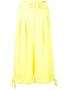 Nicholas High-waisted Culottes - Yellow
