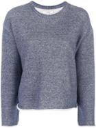 Vince Dropped Shoulder Sweatshirt - Blue