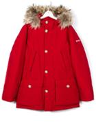 Woolrich Kids 'detachbl' Parka, Boy's, Size: 14 Yrs, Red