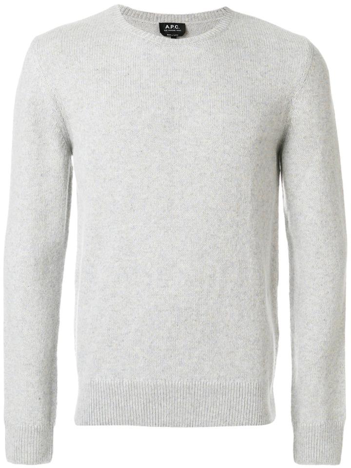 A.p.c. Plain Pullover - Grey