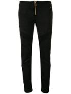 Versace Jeans Ribbed Detail Leggings - Black
