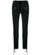 Unravel Project Tied Detail Skinny Jeans - Black