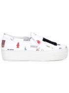 Joshua Sanders Printed Platform Sneakers