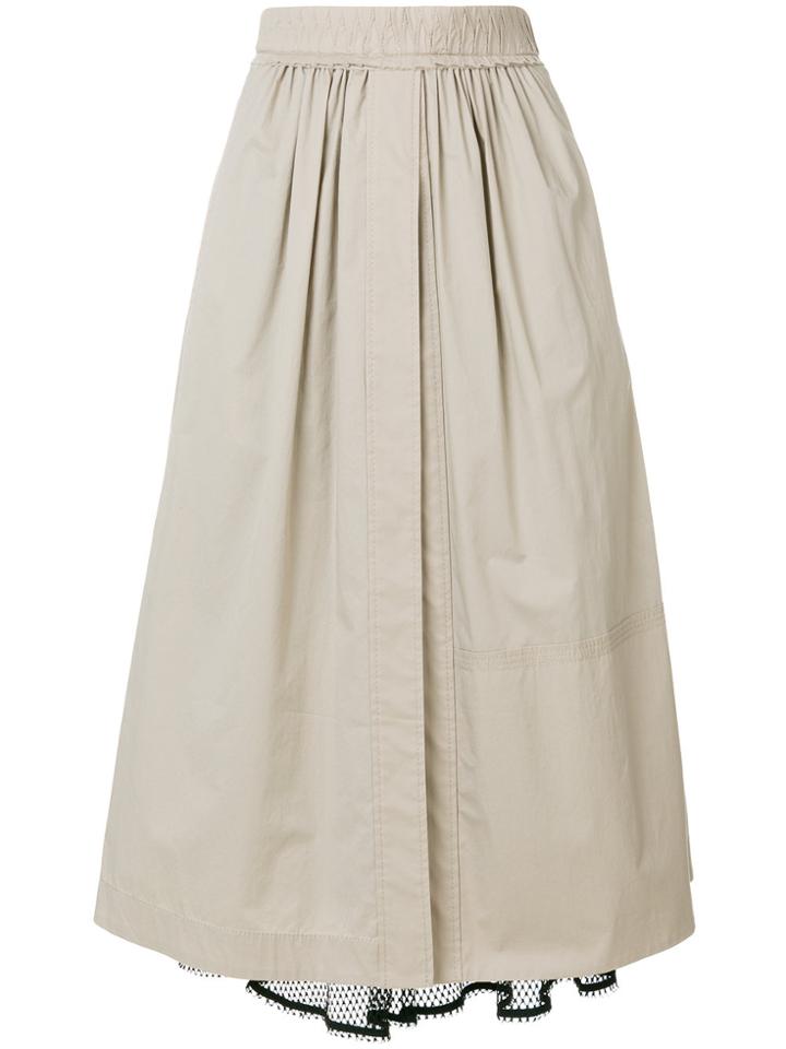 Dorothee Schumacher Full Midi Skirt - Nude & Neutrals