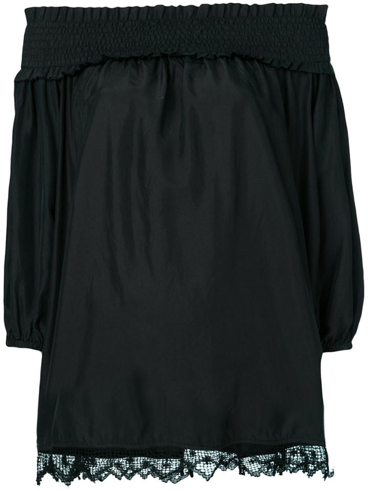 P.a.r.o.s.h. Off The Shoulder Blouse - Black