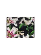 Dolce & Gabbana Floral Print Leather Logo Card Holder - Hnkk8