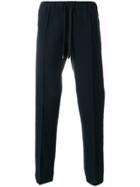 Andrea Pompilio Lateral Band Trousers - Blue