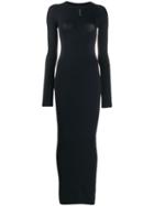 Unravel Project Long Sleeved Dress - Black
