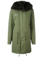 Mr & Mrs Italy Mid-length Hooded Coat - Green