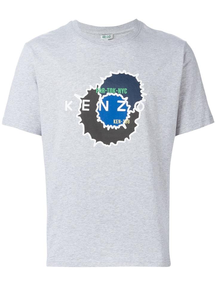 Kenzo 'splash' T-shirt - Grey